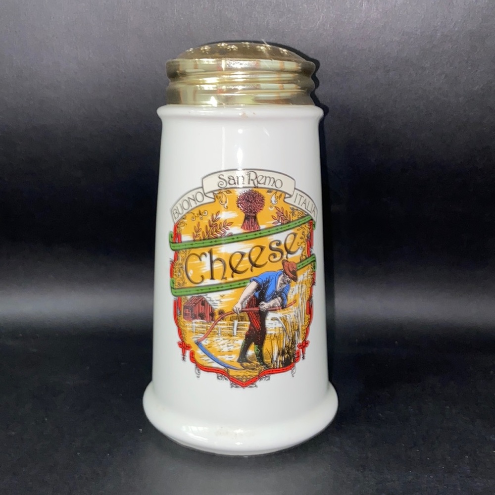 Vintage Himark Buono San Reno Italia Cheese Shaker Ceramic